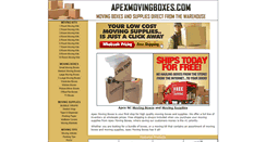 Desktop Screenshot of apex.raleighmovingboxes.com
